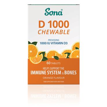 Sona D1000 Chewable - 60 Tablets