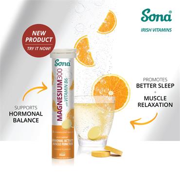 Sona Magnesium 300 - 20 Effervescent Tablets