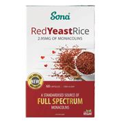 Sona Red Yeast Rice 2.95mg - 60 Capsules