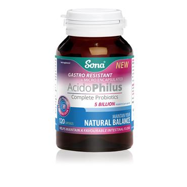 Sona AcidoPhilus Complete 120 Capsules
