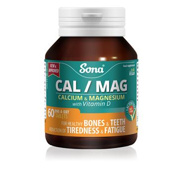 Sona Calcium Magnesium Vitamin D3 60 Tablets