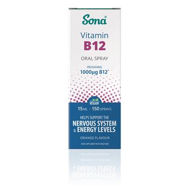 Sona Vitamin B12 1000ug Oral Spray 15ml