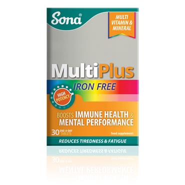 Sona MultiPlus Iron Free 30 Tablets