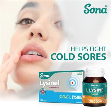Sona L Lysine 500mg 60 Tablets