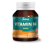 Sona Vitamin B6 50mg 30 Tablets