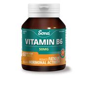 Sona Vitamin B6 50mg 60 Tablets