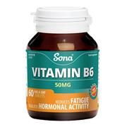 Sona Vitamin B6 50mg 60 Tablets