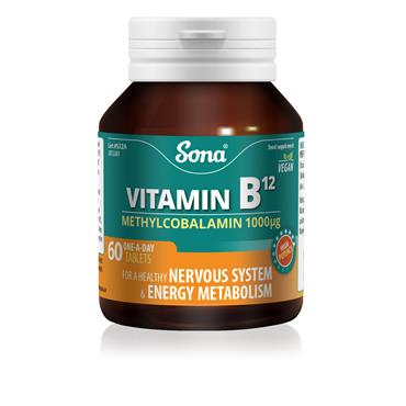 Sona B12 Methylcobalamin 1000mcg 60s 