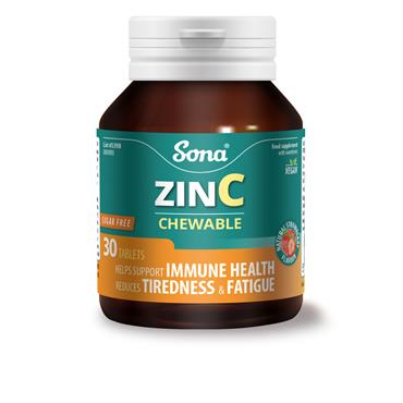 Sona ZinC Curb Cold Formula 30 Tablets