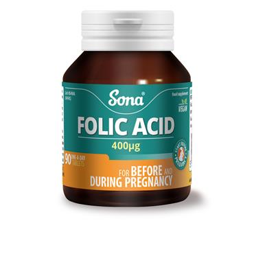 Sona Folic Acid 90 Tablets