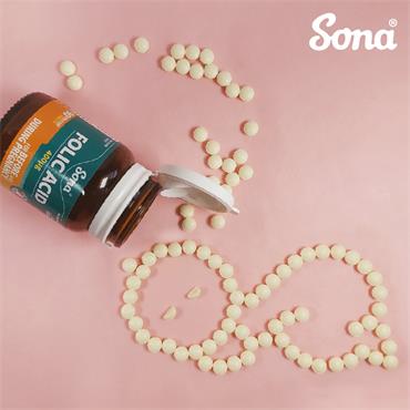 Sona Folic Acid 90 Tablets