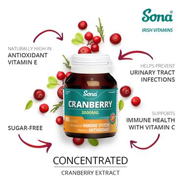 Sona Cranberry 90 Capsules