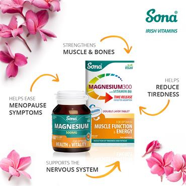 Sona Magnesium 500mg 60 Tablets