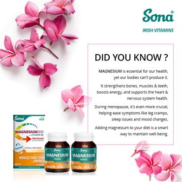 Sona Magnesium 250mg 60 Tablets