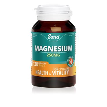 Sona Magnesium 250mg - 120s