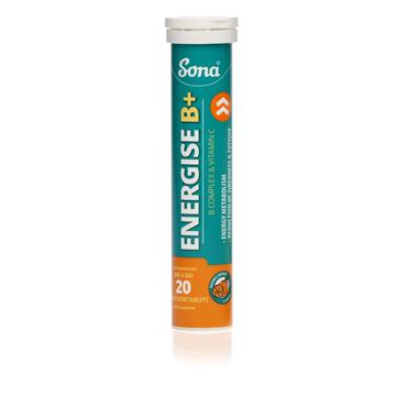 Sona Energise B+ Effervescent 20 Tablets