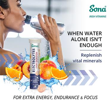 Sona Electrolytes Effervescent - 20 Tablets
