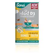 Sona Infant D3 Drops 4 Month Supply 30ml