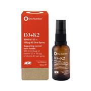 One Nutrition Vitamin D3+K2 Oral Spray 30ml
