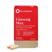 One Nutrition Ginseng Max- 60 Capsules 