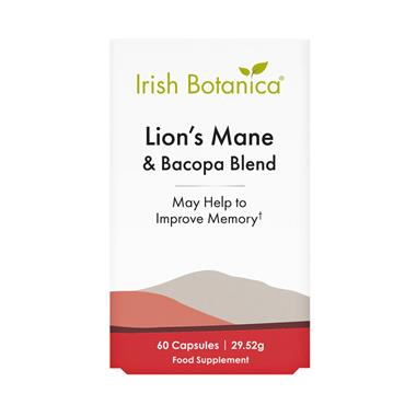 Irish Botanica Lion's Mane & Bacopa Blend - 60 Capsules