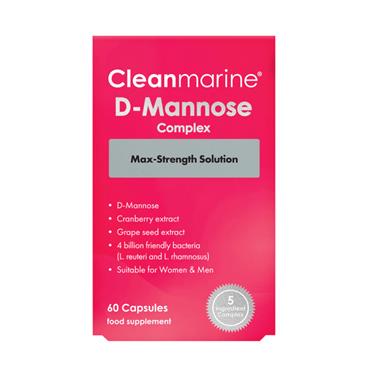 CleanMarine D-Mannose - 60 Capsules