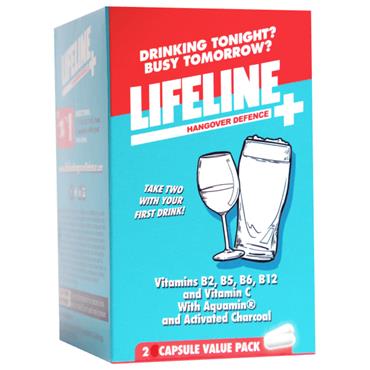 LifeLine Hangover Defence - 2 Capsules