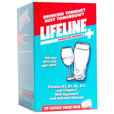 LifeLine Hangover Defence - 20 Capsules