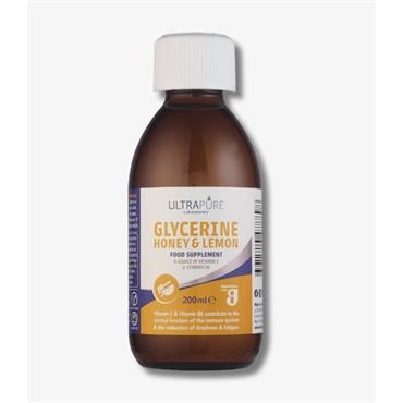 UltraPure Glycerine Honey & Lemon 200ml