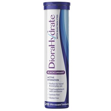 Dioralyte DioraHydrate Effervescent  Blackcurrant - 20 Tablets