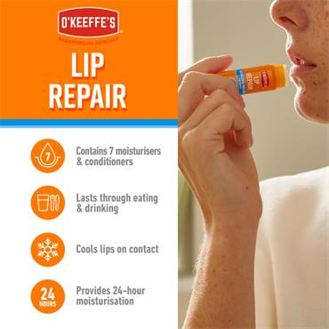 O Keeffes Lip Repair Cooling Relief Lip Balm Stick 4.2g