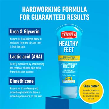 O Keeffes Exfoliating Moisturising Foot Cream 85ml