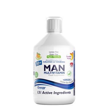 Swedish Nutra Man Active 50+ Multivitamin 