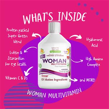 Swedish Nutra Woman Active 50+ Multivitamin