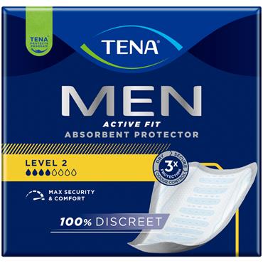 Tena Men Level 2 Pads, Medium 10's
