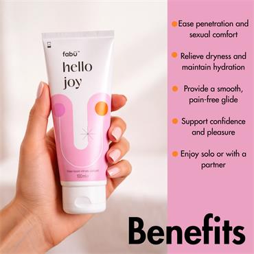 Fabu By Laura Hello Joy Water- Based Intimate Lubricant 100ML