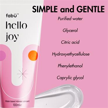 Fabu By Laura Hello Joy Water- Based Intimate Lubricant 100ML