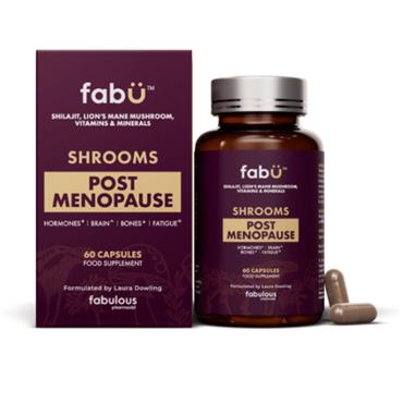 Fabu By Laura Dowling Shrooms Post Menopause - 60 Capsules 