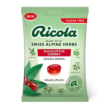 Ricola Eucalyptus Cherry Lozenges 75g