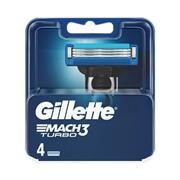 Gillette Mach 3 Turbo - 4 Razor Blades