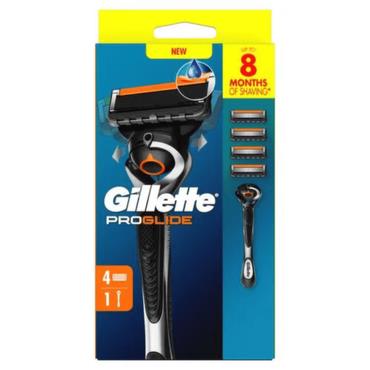 Gillette Proglide Razor + 4 Blades