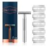 King C Gillette Double Edge Razor + 5 Blades