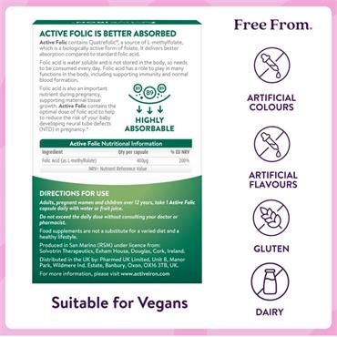 Active Folic - 60 Capsules