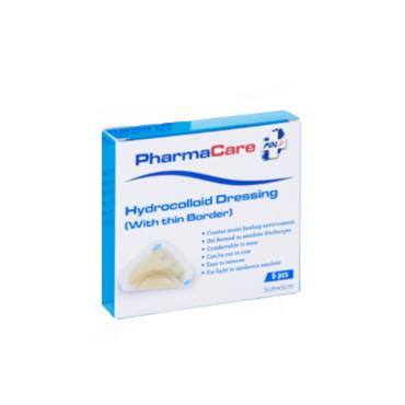 Pharmacare Hydrocolloid Dressing With Border 5X5cm - 6 Pack