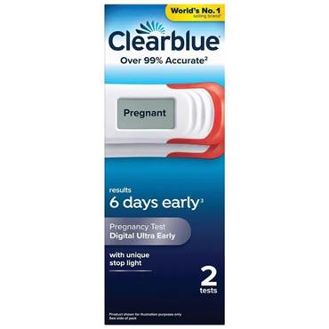 Cleabrlue Digital Ultra Early Pregnancy Test - 2 Tests