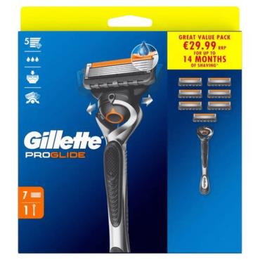 Gillette ProGlide Razor + 7 Blades