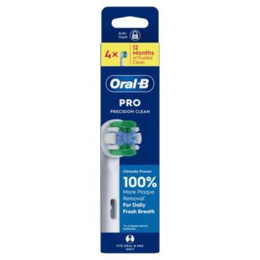 Oral B Pro Precision Clean - 4 Replacement Heads