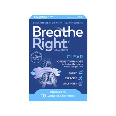 Breathe Right Nasal Strips Large 10 Pack