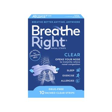 Breathe Right Nasal Strips Small Medium 10 Pack