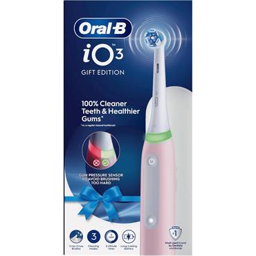 Oral B IO Series 3 Electric Toothbrush Gift Edition - Pink